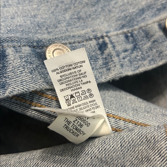 Lucky brand The Tomboy Trucker jean jacket XS - Picture 4 of 6
